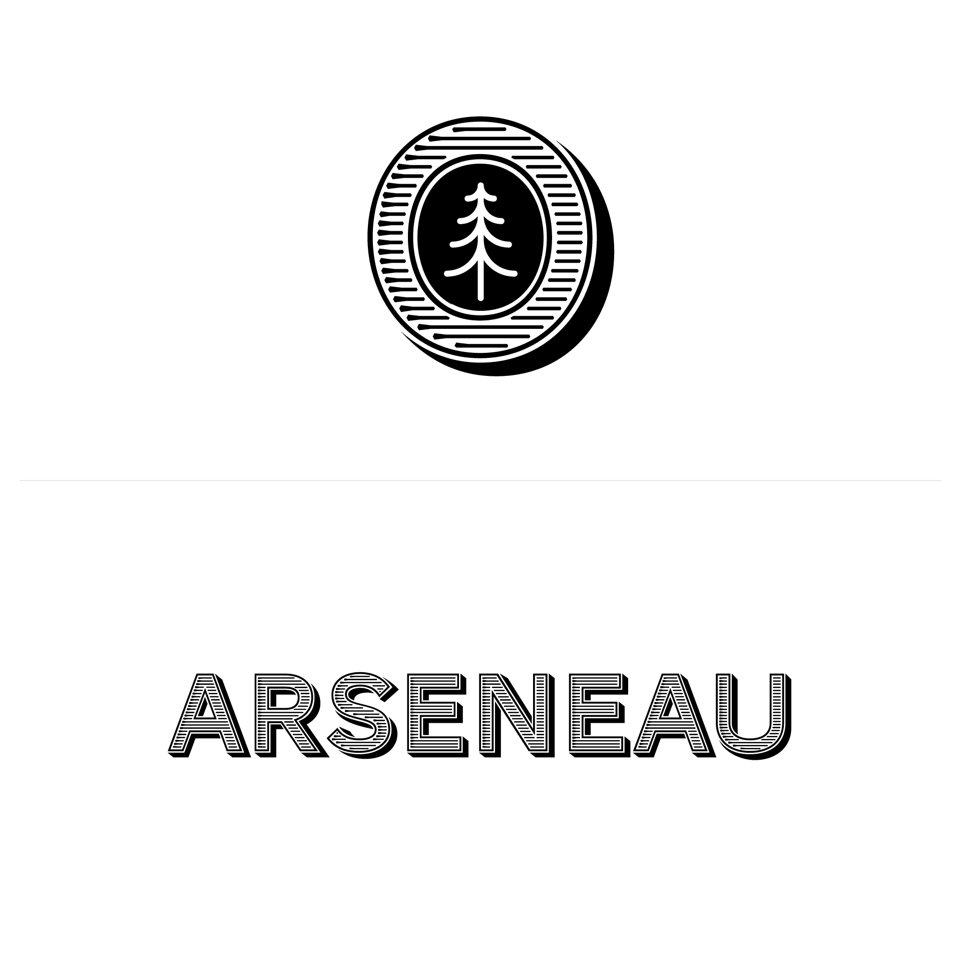 Logo featuring a tree emblem with the text ARSENEAU below, symbolizing nature and sustainability.